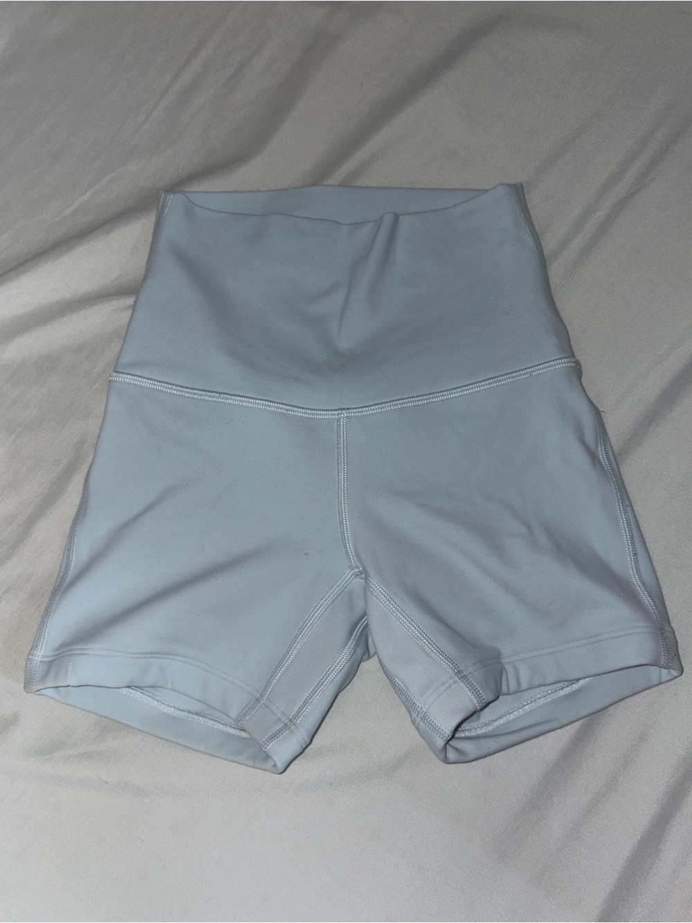 lululemon athletica High-Rise Sky Blue Workout Shorts